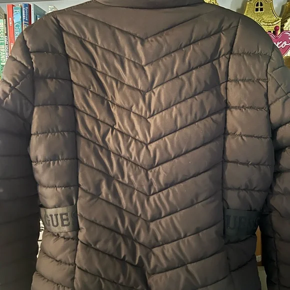 GUESS Black Puffer Jacket - Picture 5 of 7